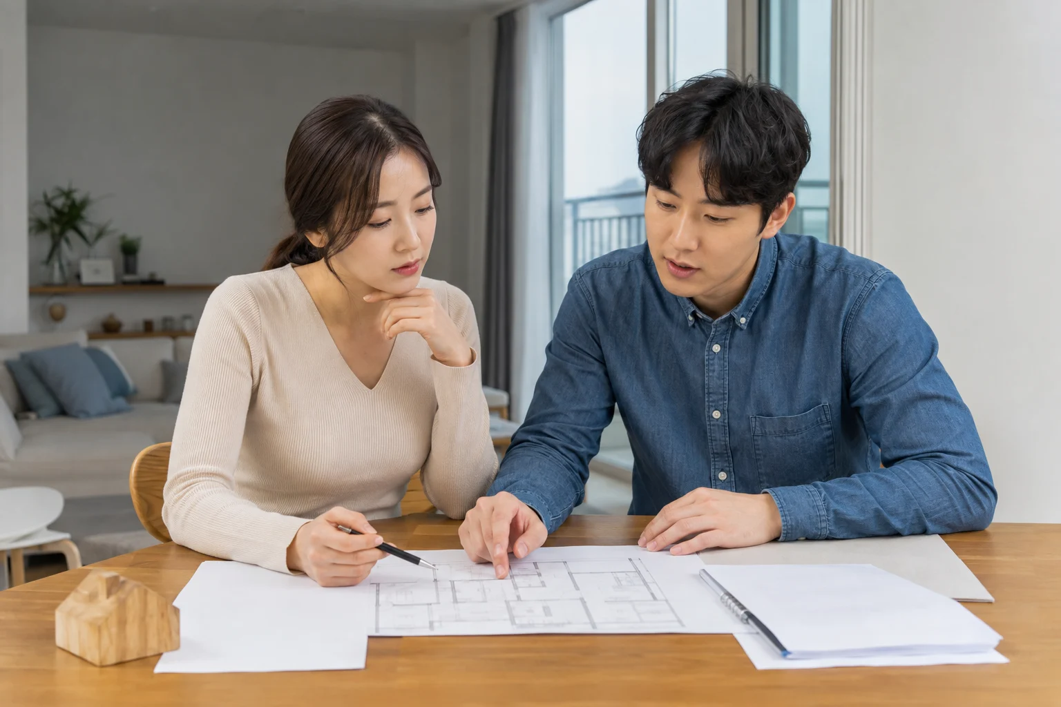 증여세 면제 대상 신고 준비 장면