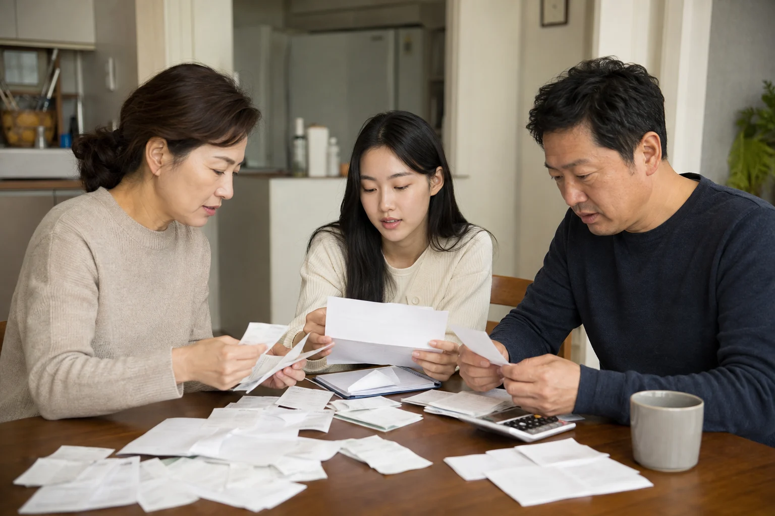 부부간 증여세 신고 준비 장면